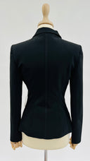 Blazer sfiancato nero PRADA