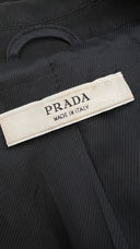 Blazer sfiancato nero PRADA