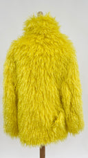 Pelliccia gialla oversize BALENCIAGA