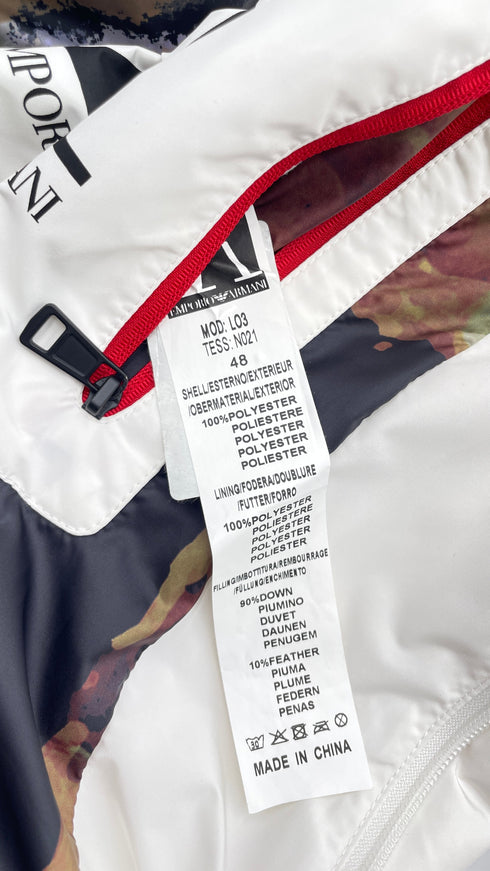 Piumino lungo bianco