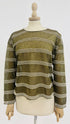 Maglia lurex a righe