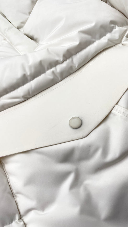 Piumino lungo bianco