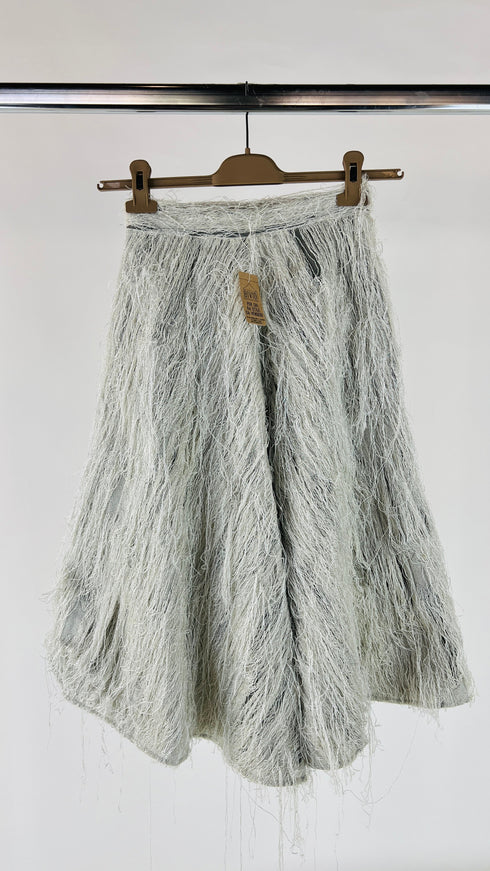 Gonna midi eco-fur