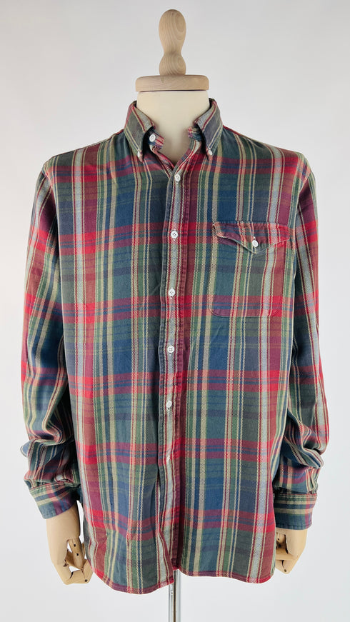 Camicia tartan in cotone