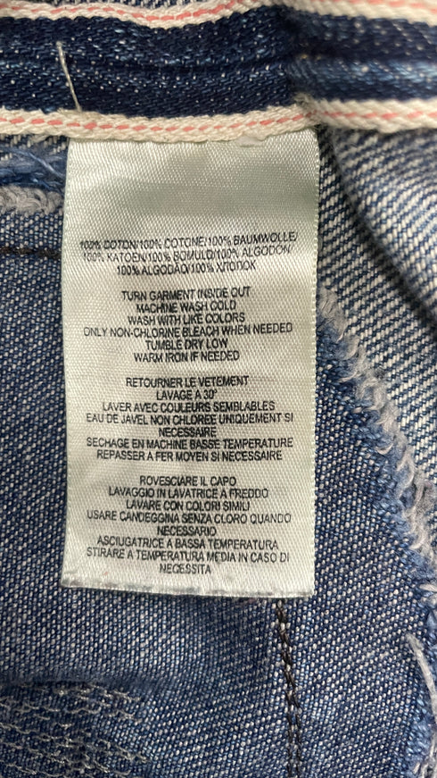 Jeans dritti stone washed