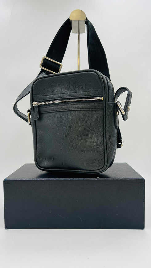 Borsello in pelle nero
