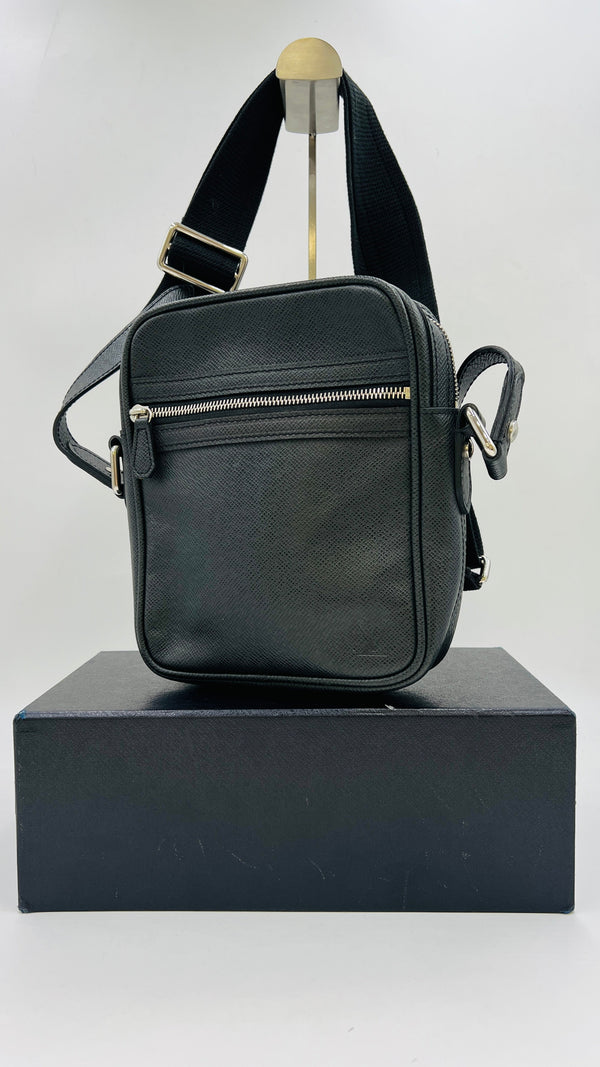 Borsello in pelle nero
