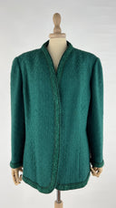 Giacca tweed verde TISSUs ungaro