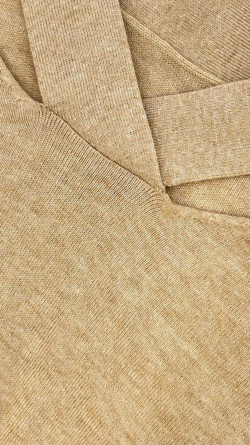 Pullover scollo incrociato