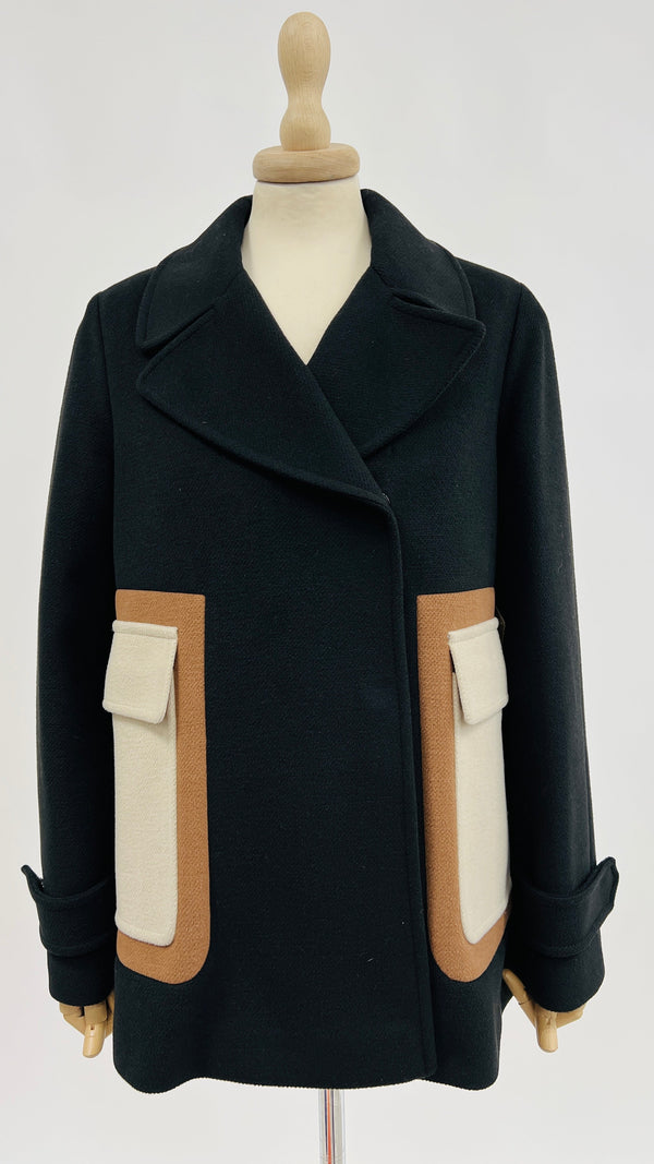 Caban colorblock