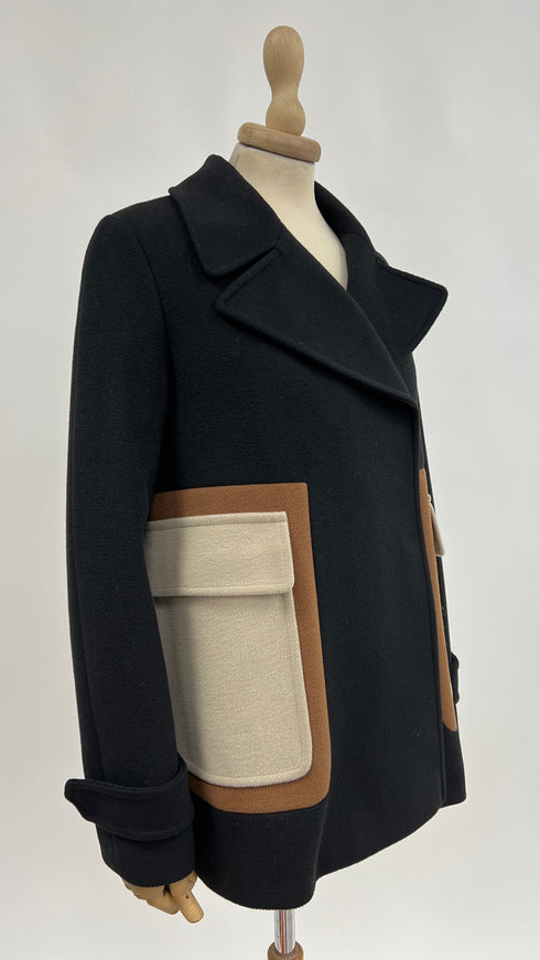 Caban colorblock