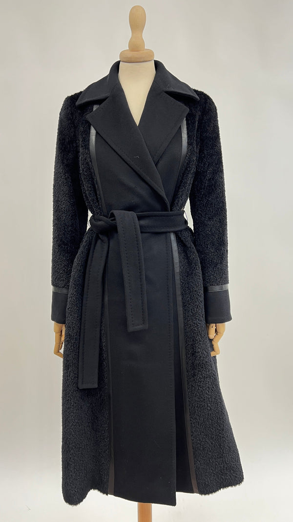 Cappotto lungo alpaca-lana