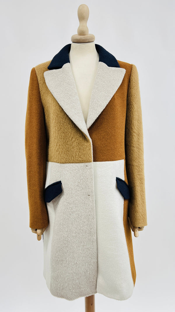 Cappotto colorblock