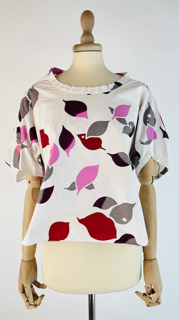 T-shirt in tessuto stampato