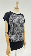 Smanicato paisley vintage Pierre Balmain