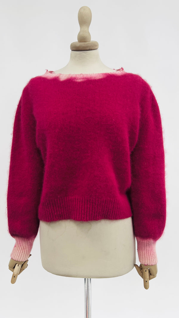 Maglia girocollo degradé