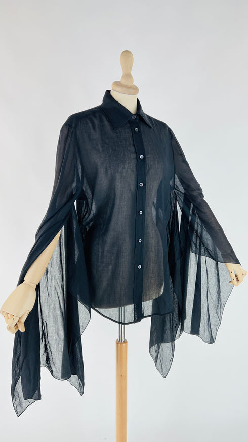 Camicia con maniche kimono