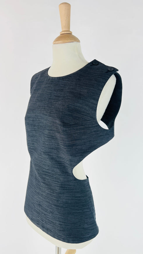 Top con scollo cut-out