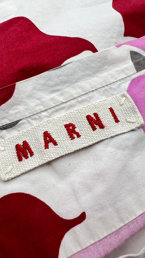 T-shirt in tessuto stampato