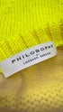 Maglia girocollo giallo fluo