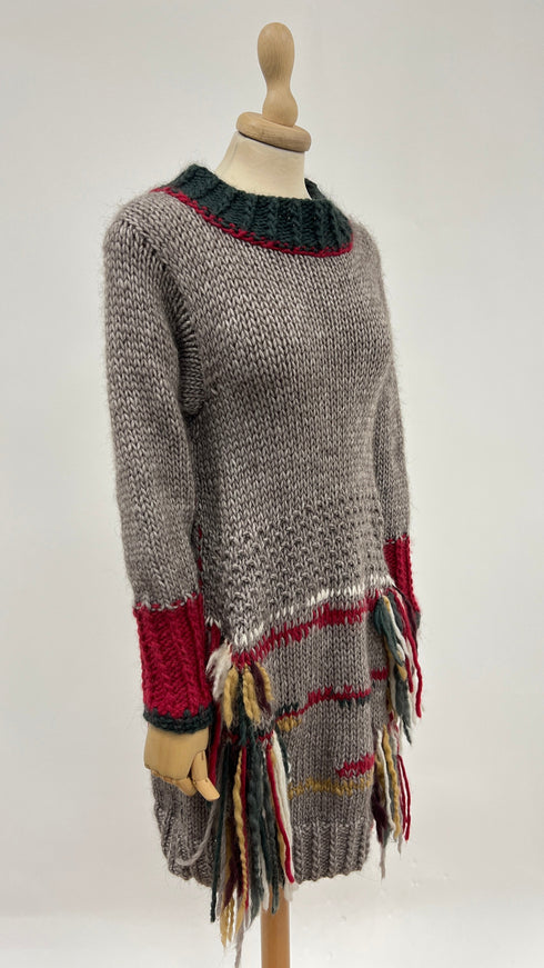 Abito corto in maglia