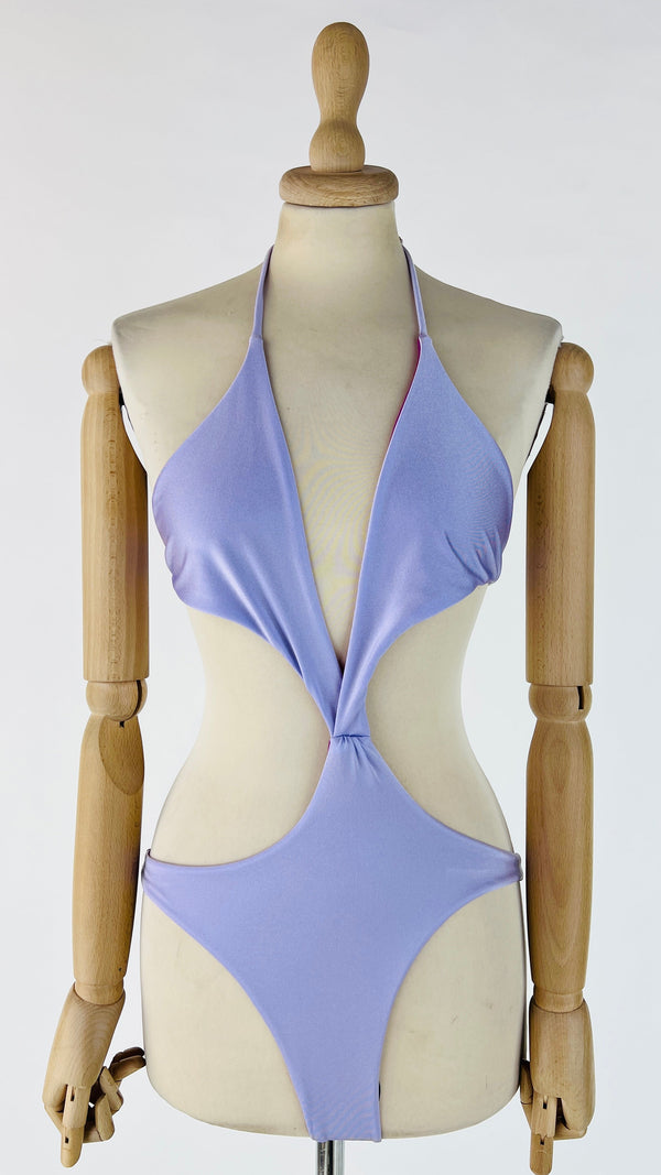 Costume intero fuscia con cartellino