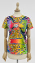T-shirt motivo barocco