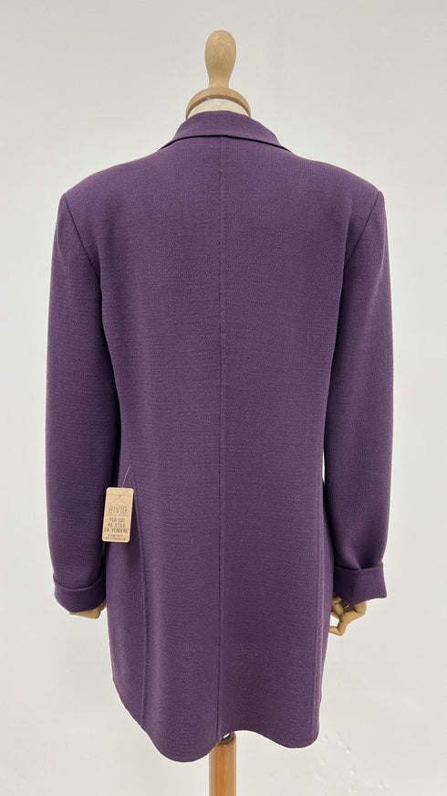 Blazer in crepe di lana vintage