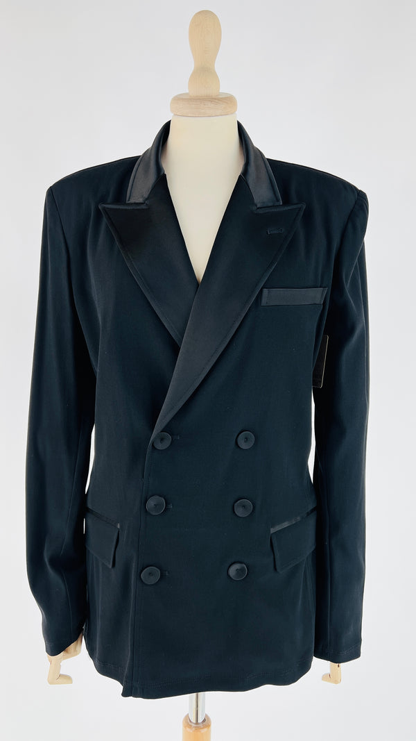 Blusa stile blazer doppiopetto