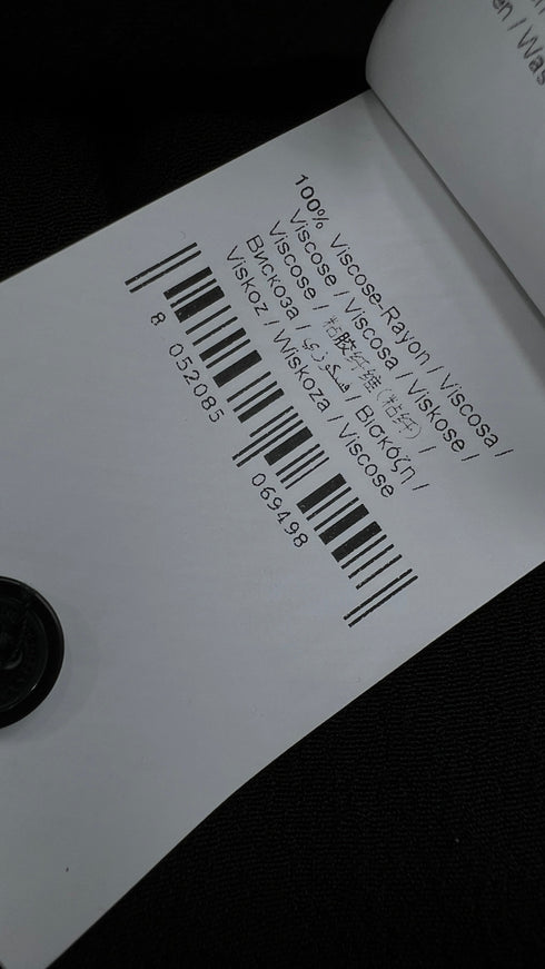 Smanicato nero con fiocco