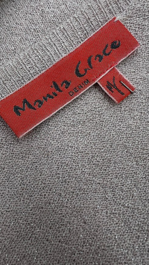 Cardigan corto lurex