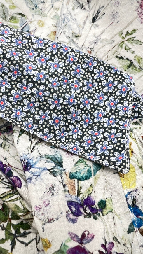 Camicia in cotone a fiori