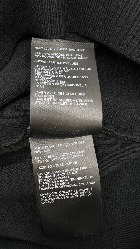 Abito corto in maglia