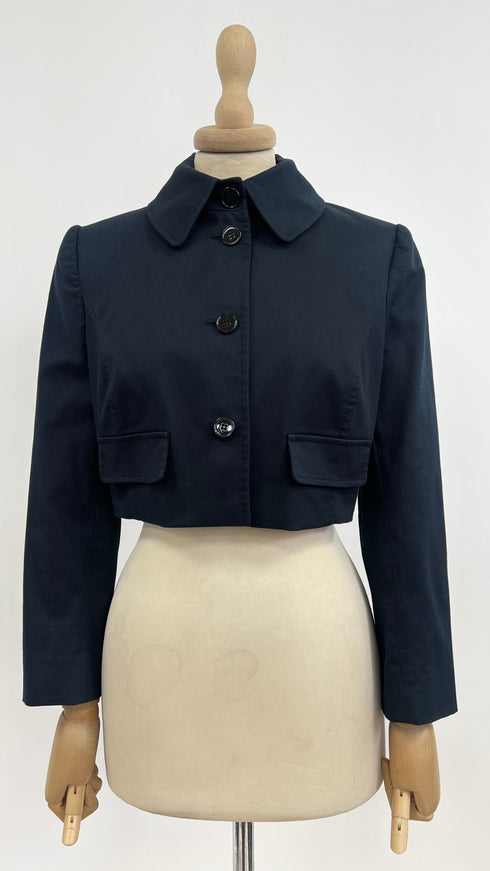 Giacca corta blu