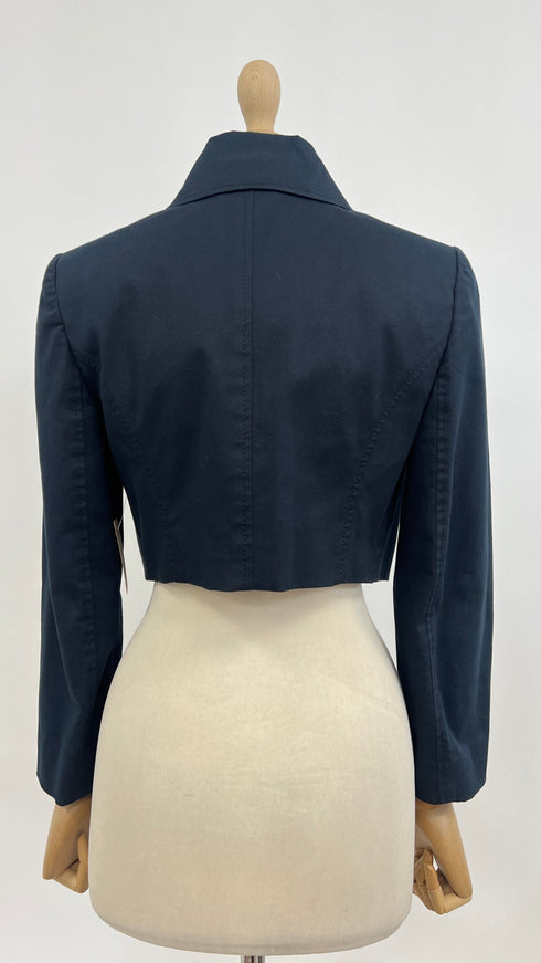 Giacca corta blu