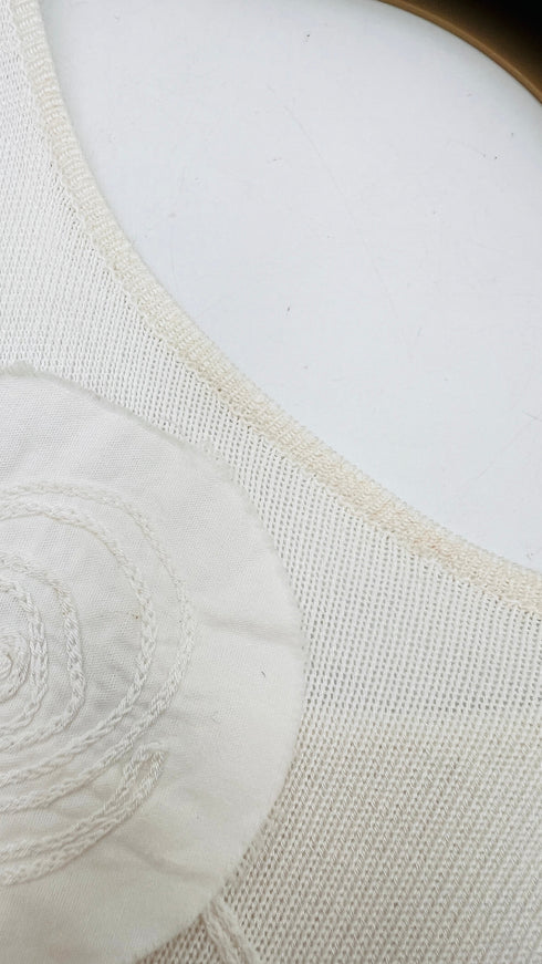 Canotta con rose vintage