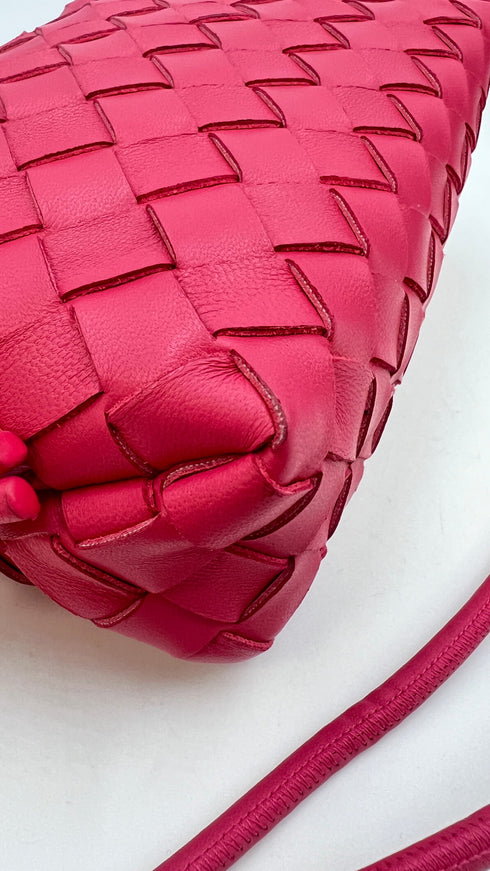 Borsa "loop" mini fuxia