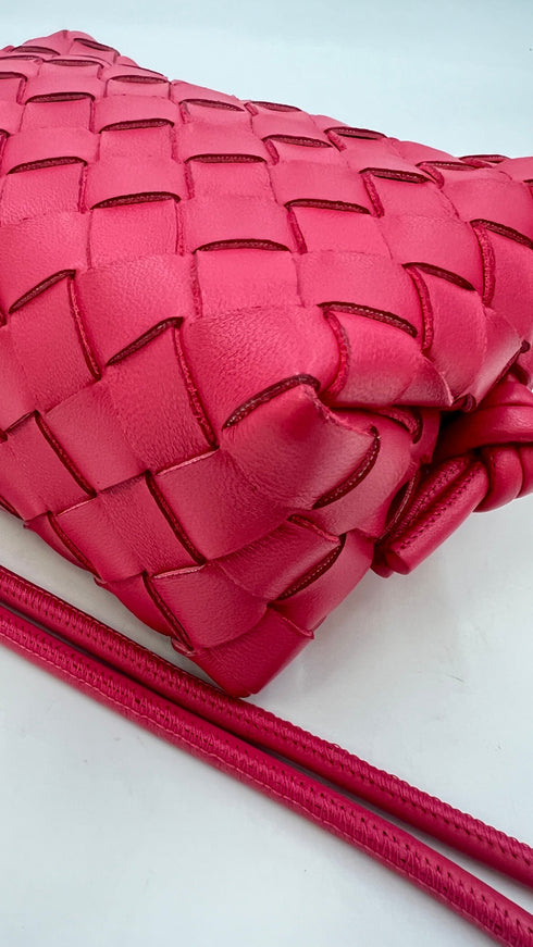 Borsa "loop" mini fuxia