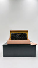 Portafogli in pelle nero Miu Miu