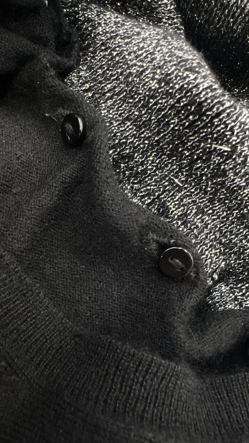 Smanicato collo lurex