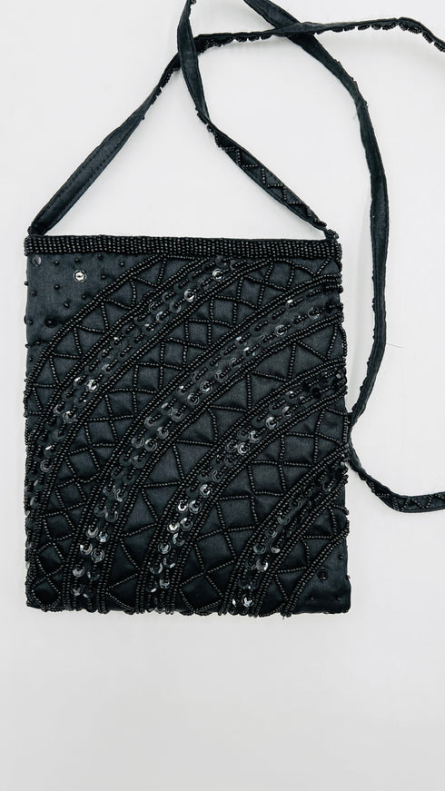 Borsa perline e paillettes