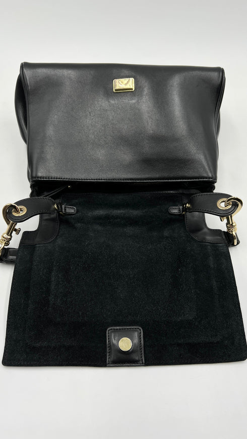 Borsa nera color-block