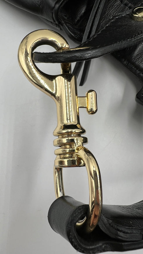 Borsa nera color-block