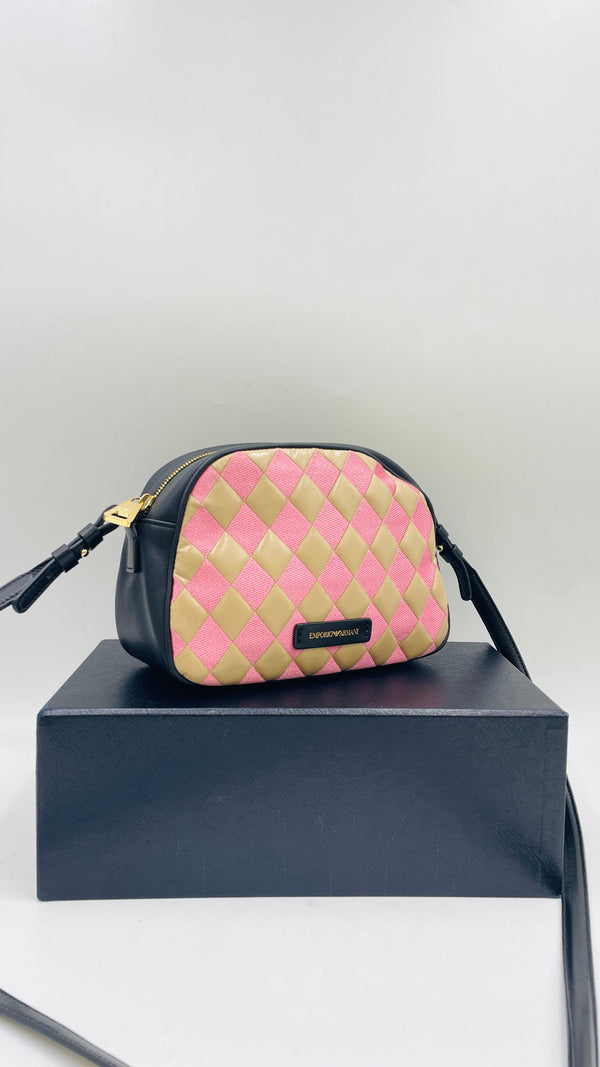 Borsa tracolla a rombi