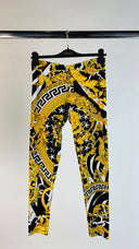 Leggings stampa barocca Versace