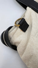 Borsa tote in tela e pelle Celine