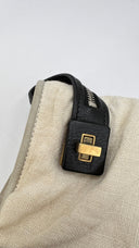 Borsa tote in tela e pelle Celine