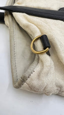 Borsa tote in tela e pelle Celine