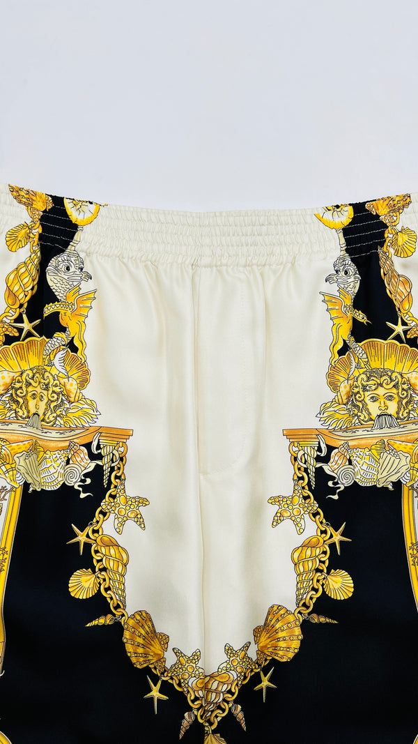 Shorts stampa barocca