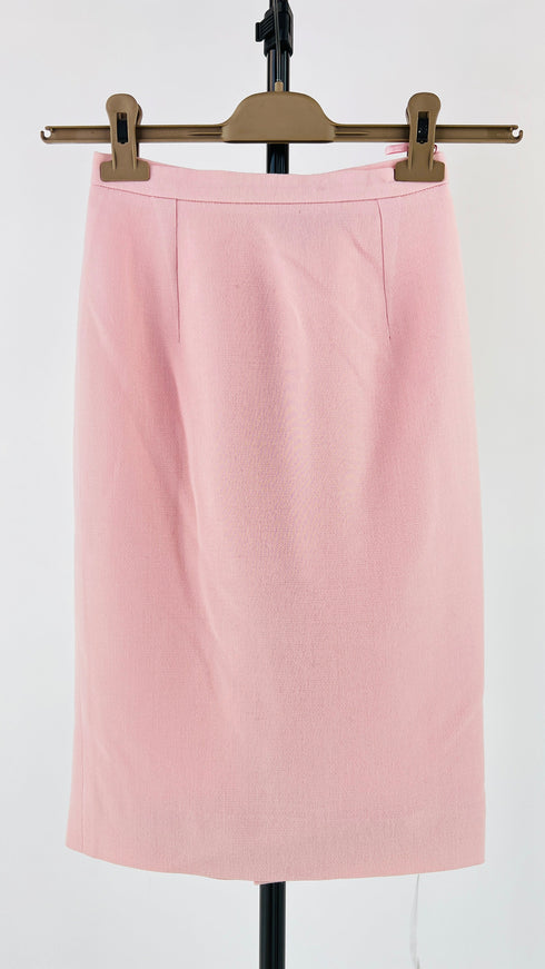 Completo giacca e gonna rosa
